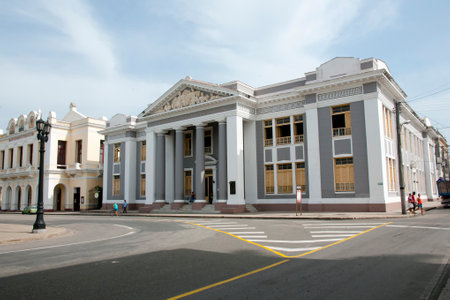 San Lorenzo College - Cienfuegos - Cubaのeditorial素材