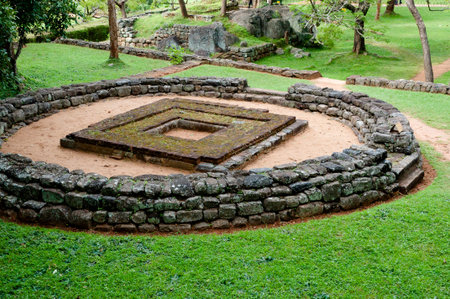 Sigiriya Boulder Garden - Sri Lankaの写真素材
