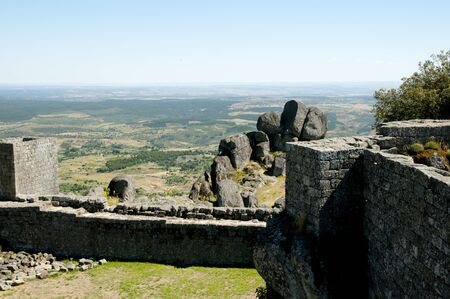 Monsanto Castle Ruins - Portugalの写真素材