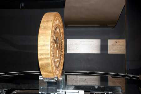 PERTH, AUSTRALIA - November 22, 2016:  World's largest gold coin produced by the Perth Mint and...