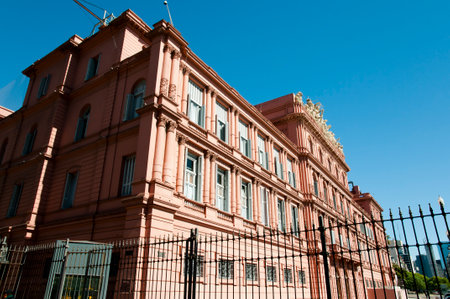 Presidential Pink House (Casa Rosada) - Buenos Aires - Argentinaのeditorial素材