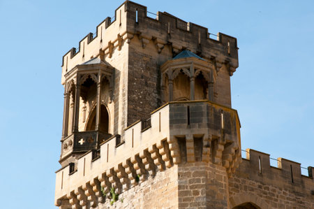 Castle of Olite Towers - Spainのeditorial素材