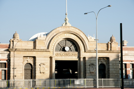Fremantle Railway Station - Australiaの写真素材