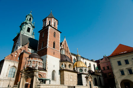 Wawel Cathedral - Krakow - Polandのeditorial素材