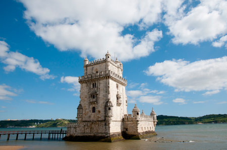 Belem Tower - Lisbon - Portugalのeditorial素材