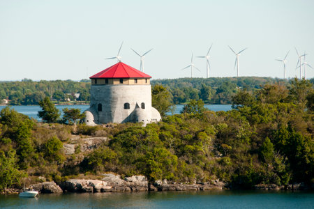 Murney Tower - Kingston - Canadaのeditorial素材
