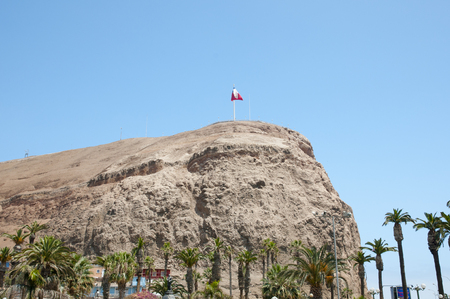 Morro de Arica - Chileの写真素材