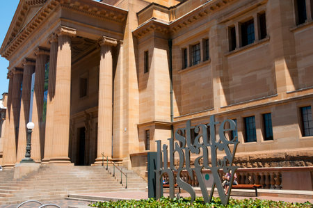 State Library of New South Wales - Sydney - Australiaのeditorial素材