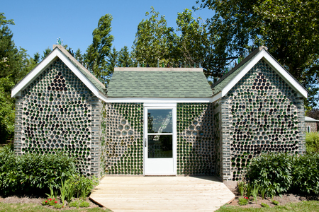 Glass Bottle House - Prince Edward Island - Canadaの写真素材