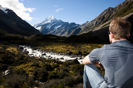 Mount Cook National Park - New Zealandの写真素材
