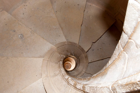 Spiral Staircase in Convent of Christ - Tomar - Portugal