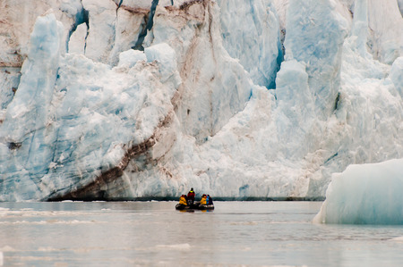 July 14 Glacier - Spitsbergen - Svalbardの写真素材