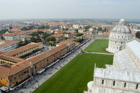 Pisa Cathedral & City - Italyの写真素材