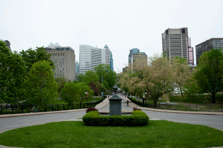 McGill University Campus - Montreal - Canadaのeditorial素材