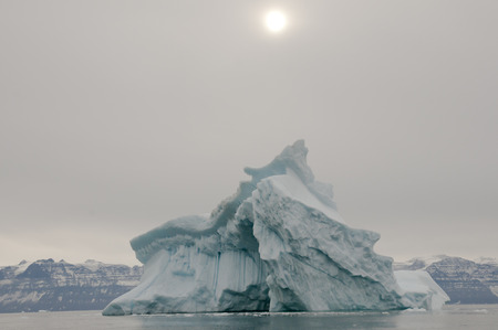Iceberg - Scoresby Sound - Greenlandの写真素材