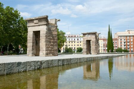 Temple of Debod - Madrid - Spainの写真素材