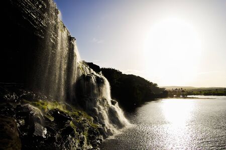 Hacha Waterfall - Venezuelaの写真素材