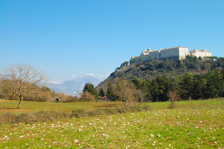 Monte Cassino - Italyの写真素材