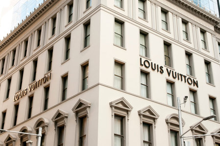 SYDNEY, AUSTRALIA - December 12, 2016: Louis Vuitton luxury store on George Street