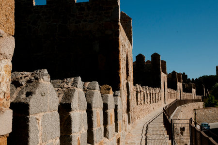 Wall of Avila - Spainのeditorial素材