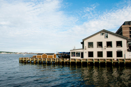 Halifax Waterfront Buildings - Nova Scotia - Canadaの写真素材