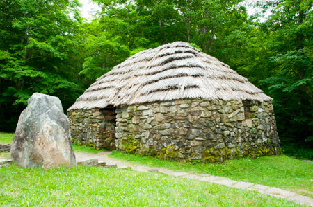 The Lone Shieling - Nova Scotia - Canadaの写真素材