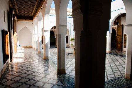 Bahia Palace - Marrakesh - Moroccoの写真素材