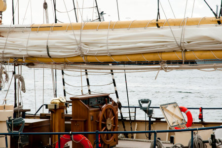 Sailing Ship Deckのeditorial素材