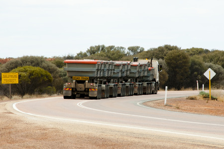 Road Train - Australiaの写真素材