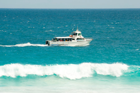 ESPERANCE, AUSTRALIA - February 23, 2018: Tourist shipのeditorial素材
