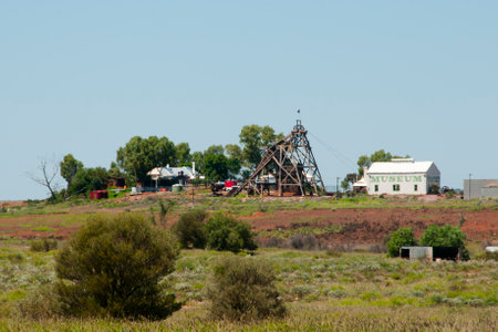 Historic Hoover House - Leonora - Australiaのeditorial素材