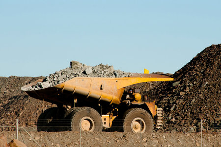 Dump Truck in Super Pit - Kalgoorlie - Australia