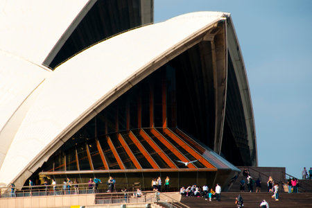 SYDNEY, AUSTRALIA - April 6, 2018: Iconic Opera House in Circular Quayのeditorial素材