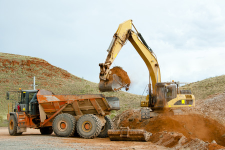 Mining Machinery Earthworksの写真素材