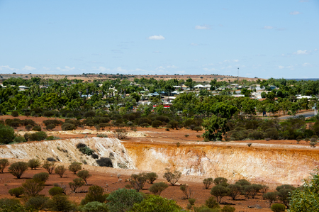Meekatharra Town - Australiaの写真素材