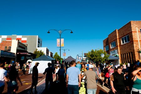 PERTH, AUSTRALIA - May 20, 2018: Maylands Suburb Street Festival celebrating celebrating its 120th anniversaryのeditorial素材