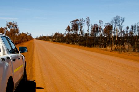 Off Road Track in the Outbackの写真素材