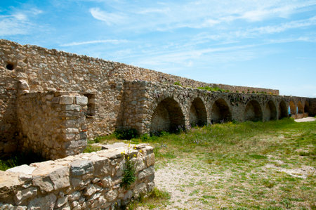 Morella Castle Ruins - Spainのeditorial素材