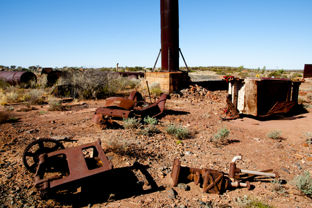Historic 19th Century Mining Millの写真素材