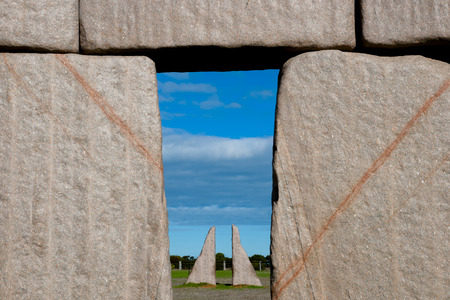 Full Stonehenge Replica - Esperance - Australiaの写真素材