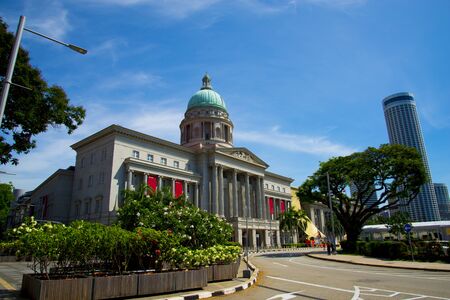 Former City Hall Building - Singaporeの写真素材
