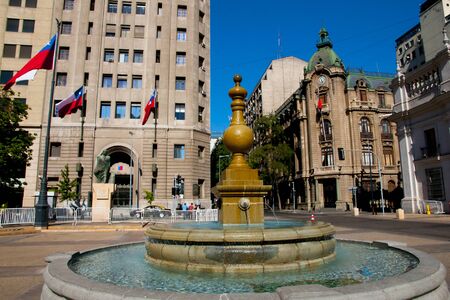 Constitution Plaza - Santiago - Chileの写真素材
