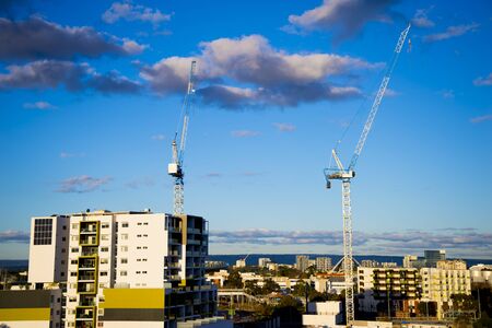 Luxury Apartments Construction - Perth - Australiaの写真素材