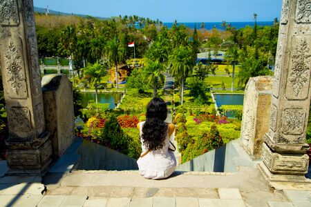 Garden of Soekasada Ujung - Bali - Indonesiaの写真素材