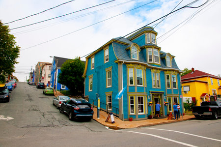 Wooden House - Lunenburg - Nova Scotiaのeditorial素材