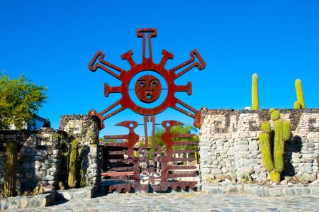 Pachamama Sun Gates - Tucuman - Argentinaの写真素材