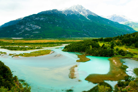 The Ibanez River - Chileの写真素材