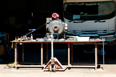 Service Maintenance in Truck Workshop