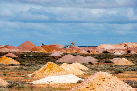 Opal Fields - Coober Pedy - Australiaの写真素材
