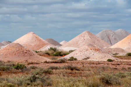 Opal Fields - Coober Pedy - Australiaの写真素材